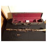 1920s-1930s Pedler Hoosier silver plated clarinet in its original case #27557