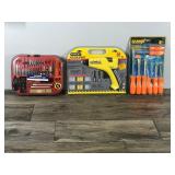 38 Piece Hobby Craft Set - Stanley Glue Pro Contractor Grade Heavy Duty Glue Gun - Durex Procraft 8 Piece Screw Driver Set