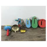 Lot of Vintage Toy Noise Makers and More