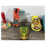 Lot of Vintage Toy Noise Makers and More