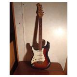 Stagg SES-30 electric guitar in cloth case