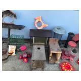 Lot of Bird Feeders, Bird Houses & More