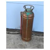 Vintage Copper / Brass Fire Extinguisher