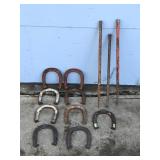 Horseshoes & Metal Stakes