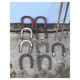 Horseshoes & Metal Stakes