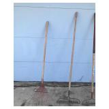 Lot of 6 Rakes