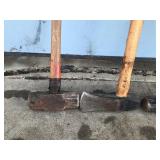 3 - Sledge Hammers / 1 has Ax Blade on One Side