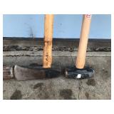 3 - Sledge Hammers / 1 has Ax Blade on One Side