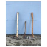 2 - Axes & 1 Pick Ax