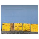 Vintage Tool Hanging Boards with Hooks and Outline of Tool for Placement