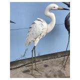 3 - Metal Crane Lawn Ornaments