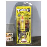 Bag of Fishing Bobbers - Plastic Case of Fly Fishing Flies & Tube It Tackle Tote New in the Package