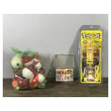 Bag of Fishing Bobbers - Plastic Case of Fly Fishing Flies & Tube It Tackle Tote New in the Package