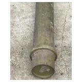 Vintage Military 155mm Howitzer Prop Steel Case