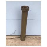 Vintage Military 155mm Howitzer Prop Steel Case