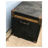 Vintage GEO R. Thiss Leather Trunk