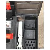 Black and Decker 2 Tier Master Cart Toolbox on Wheels full of Tools and Hardware