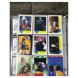 Binder Full of Collectible Trading Cards - Sturgis - Marvel - Teenage Ninja Mutant Turtles - Roger Rabbit -.E.T. - Dragon Lance - Batman and More - see pictures