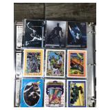 Binder Full of Collectible Trading Cards - Sturgis - Marvel - Teenage Ninja Mutant Turtles - Roger Rabbit -.E.T. - Dragon Lance - Batman and More - see pictures