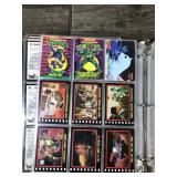 Binder Full of Collectible Trading Cards - Sturgis - Marvel - Teenage Ninja Mutant Turtles - Roger Rabbit -.E.T. - Dragon Lance - Batman and More - see pictures