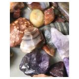 Lot of Collectible Rocks with Agates