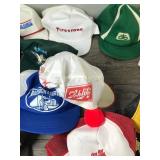 Lot of Vintage Hats - Dairy Queen - Jack Daniels - Peterbilt - Schlitz (We Fest 1983) - Firestone - 3M and More