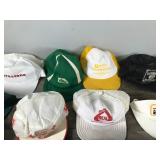 Lot of Vintage Hats - Dairy Queen - Jack Daniels - Peterbilt - Schlitz (We Fest 1983) - Firestone - 3M and More