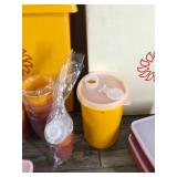 Lot of Vintage Tupperware - The Tupper Ware in the Front of the box is a set and it’s never been used (has original box and Manual)