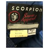 Vintage Scorpion Snowmobile Snow Pants and Jacket