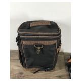 Cooltech Golf Cooler Bag Mini Ice Chest Drink Holder Insulated Thermal Brown