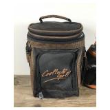 Cooltech Golf Cooler Bag Mini Ice Chest Drink Holder Insulated Thermal Brown