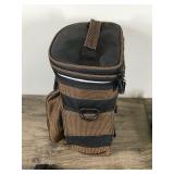 Cooltech Golf Cooler Bag Mini Ice Chest Drink Holder Insulated Thermal Brown