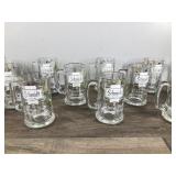 12 - Collectible Schmidt Beer Collector Series Mugs / Glasses - They have Bass, Deer, Pheasants and Mallards Pictured on them