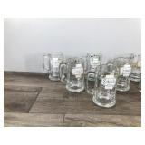 12 - Collectible Schmidt Beer Collector Series Mugs / Glasses - They have Bass, Deer, Pheasants and Mallards Pictured on them