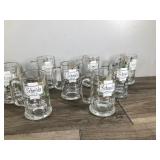 12 - Collectible Schmidt Beer Collector Series Mugs / Glasses - They have Bass, Deer, Pheasants and Mallards Pictured on them