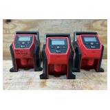 Milwaukee Compact Inflator Cat No. 2475-20 lot of 3 (Tool Only)