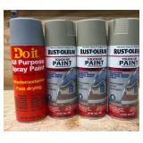 Spray paint lot of 4