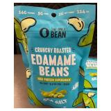 The Only Bean Crunchy Roasted Edamame Beans Sea Salt 6-Pack