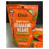 The Only Bean Crunchy Roasted Edamame Beans Buffalo 4 oz - 6 Bags
