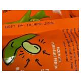 The Only Bean Crunchy Roasted Edamame Beans Buffalo 4 oz - 6 Bags