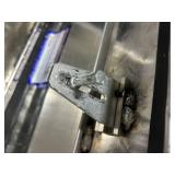 Northern Tool + Equipment Side-Mount Truck Toolbox, 60in. x 11.5in. x 11in., Aluminum, Diamond Plate, Pull Handle Latches #41891 Msrp $409.99