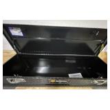 Northern Tool + Equipment Chest Truck Toolbox, 56in. x 20in. x 15.75in. x 18in., Aluminum, Gloss Black, Pull Handle Latches #42057 Msrp $519.99