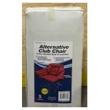 *Heated Club Chair, Red Fabric, Battery Not Included IC542SP2V+-2H lot of 4