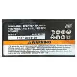 Ironton Demolition Breaker Hammer, 12.5 Amp, 110 Volt #61474 Msrp $339.99