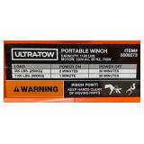 Ultra-Tow Portable Electric Winch, 120V, 1100-Lb. Horizontal and Vertical Capacity, Steel Cable, Brushless Motor #5689273 Msrp $224.99