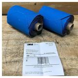3M Blue Abrasive Disc Roll lot of 2