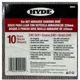 Hyde 9in Net Abrasive Sanding Disc lot of 6