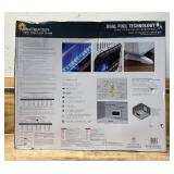 *Mr. Heater 30,000 BTU Vent-Free Blue Flame Heater, Dual Fuel, Natural Gas, LP, Model# MHVFDF30BFT #6609597 Msrp $279.99