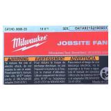 Milwaukee M18 Portable Jobsite Fan, Tool Only, Model# 0886-20