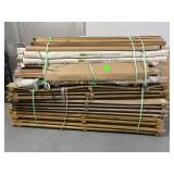 Lot of Vinyl Flooring Transitions, Wood and Door Trim and 4